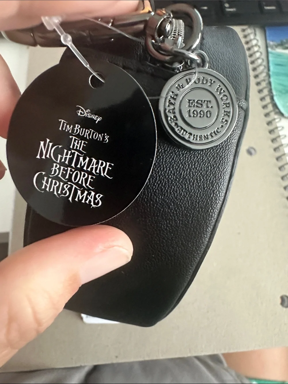 Jack skellington and sally coin purse bath and body works nightmare before xmas